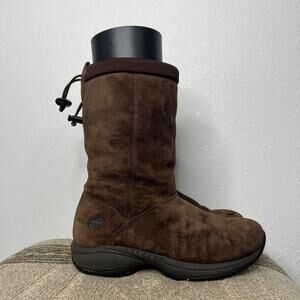 Merrell Primo Chill Massif Winter Boots Brown Suede Sherpa Lined Size 6